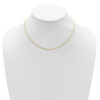 Leslie's 14K 1.2mm D/C Spiga 1in+1in Adjustable Chain - Image 3