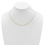 Leslie's 14K 1.2mm Baby Spiga 1in+1in Adjustable Chain - Image 4