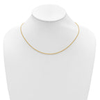 Leslie's 14K 1.65mm Spiga 1in+1in Adjustable Chain - Image 4