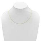Leslie's 14k .85mm D/C Square Cable 1in+1in Adjustable Chain - Image 5