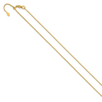 Leslie's 14K Adjustable 1.15mm D/C Open Franco Chain - Image 2