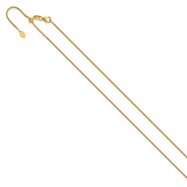 Leslie's 14K Adjustable 1.1mm Franco Chain - Image 2