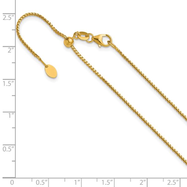 Leslie's 14K Adjustable 1.1mm Franco Chain - Image 3