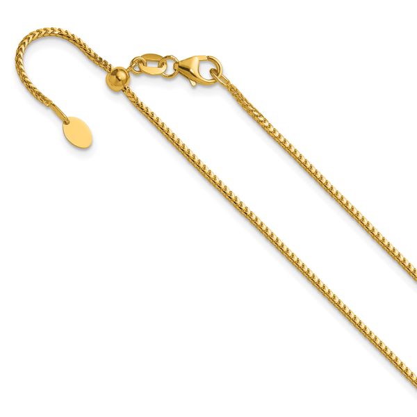 Leslie's 14K Adjustable 1.25mm Franco Chain