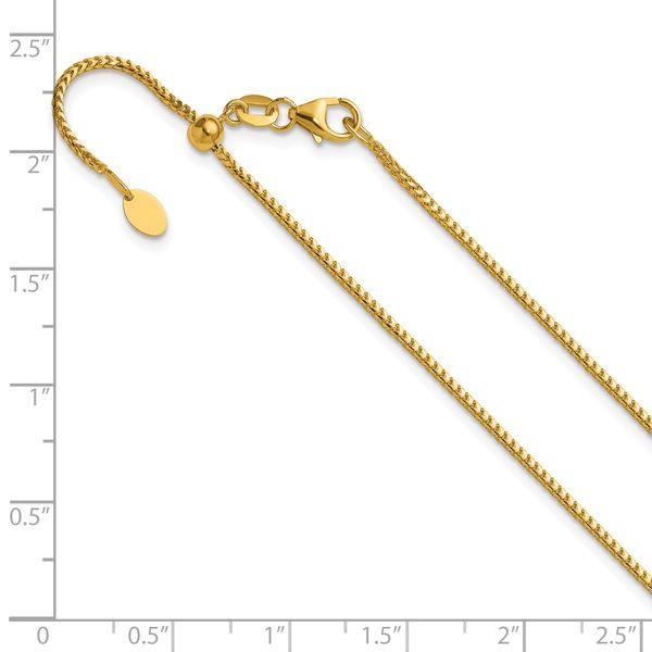 Leslie's 14K Adjustable 1.25mm Franco Chain - Image 3