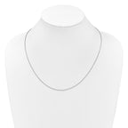 Leslie's 14K White Gold Adjustable 1.25mm Franco Chain - Image 4