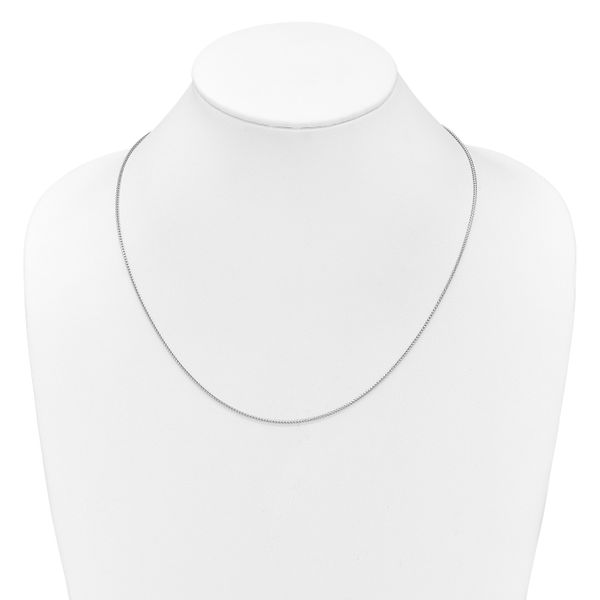 Leslie's 14K White Gold Adjustable 1.25mm Franco Chain - Image 4