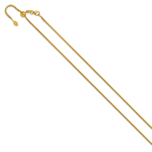 Leslie's 14K Adjustable 1.5mm Franco Chain - Image 2