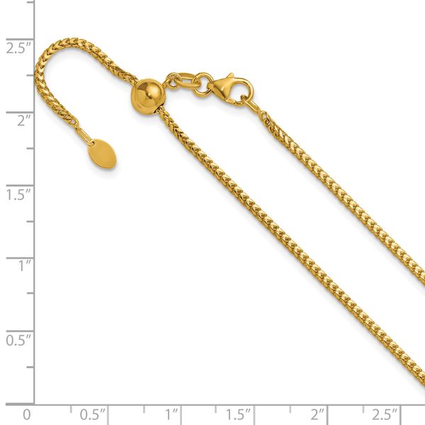 Leslie's 14K Adjustable 1.5mm Franco Chain - Image 3