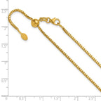 Leslie's 14K Adjustable 1.5mm Franco Chain - Image 3