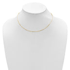 Leslie's 14K 1.3mm Flat Cable 1in+1in Adjustable Chain - Image 3