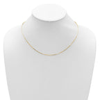 Leslie's 14K 1.3mm Flat Cable 1in+1in Adjustable Chain - Image 4