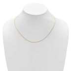 Leslie's 14K 2.0mm Flat Cable 1in+1in Adjustable Chain - Image 5