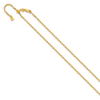 Leslie's 14K Adjustable 2mm Flat Cable Chain - Image 2