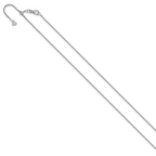 Leslie's 14K White Gold Adjustable 1.4mm D/C Cable Chain - Image 2