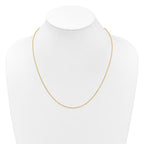 Leslie's 14K Adjustable 1.4mm Round Cable Chain - Image 4