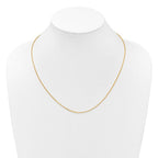 Leslie's 14K Adjustable 1.65mm Semi-Solid D/C Cable Chain - Image 4