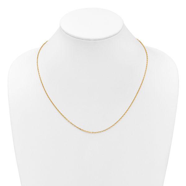 Leslie's 14K Adjustable 1.65mm Semi-Solid D/C Cable Chain - Image 4