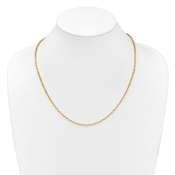 Leslie's 14K Adjustable 2.75mm Semi-Solid D/C Cable Chain - Image 4