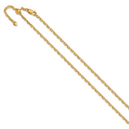 Leslie's 14K Adjustable 2.75mm Semi-Solid D/C Cable Chain - Image 2