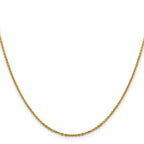 Leslie's 14K 1.7mm Flat Cable Chain - Image 2
