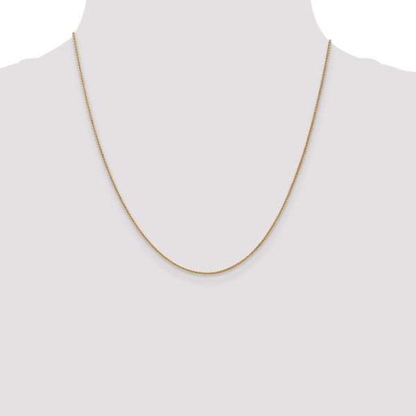 Leslie's 14K 1.0mm Spiga Chain - Image 4