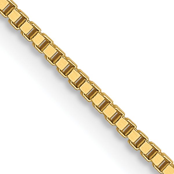 Leslie's 14K .9mm Box Chain