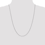 Leslie's 14K White Gold .9mm Round Snake Chain - Image 4