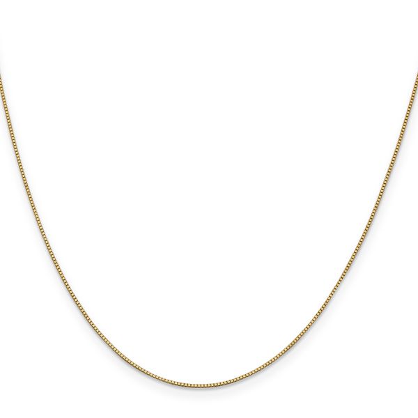 Leslie's 14K .7mm Box with Lobster Clasp Chain - Image 2