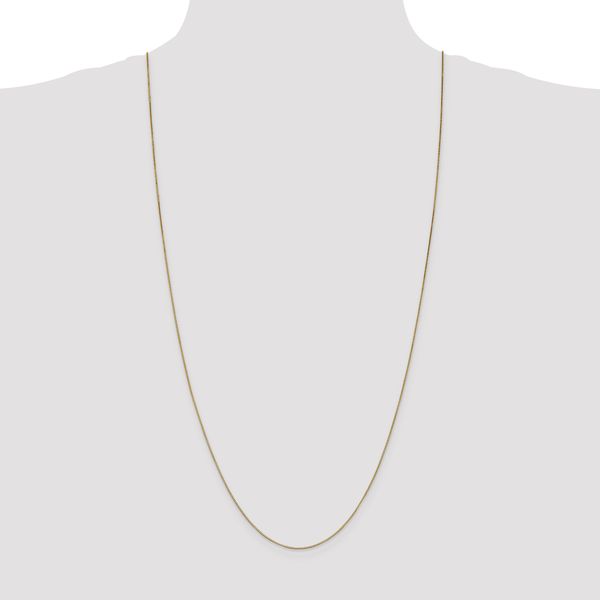 Leslie's 14K .7mm Box with Lobster Clasp Chain - Image 4