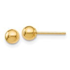Leslie's 14K Polished 4mm Ball Post Earrings