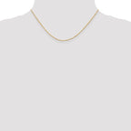 Leslie's 14K 1mm Singapore with Lobster Clasp Chain - Image 4