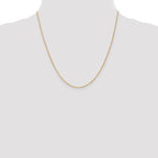 Leslie's 14K 1mm Singapore with Lobster Clasp Chain - Image 4
