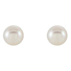 Pearl Stud Earrings - Image 2