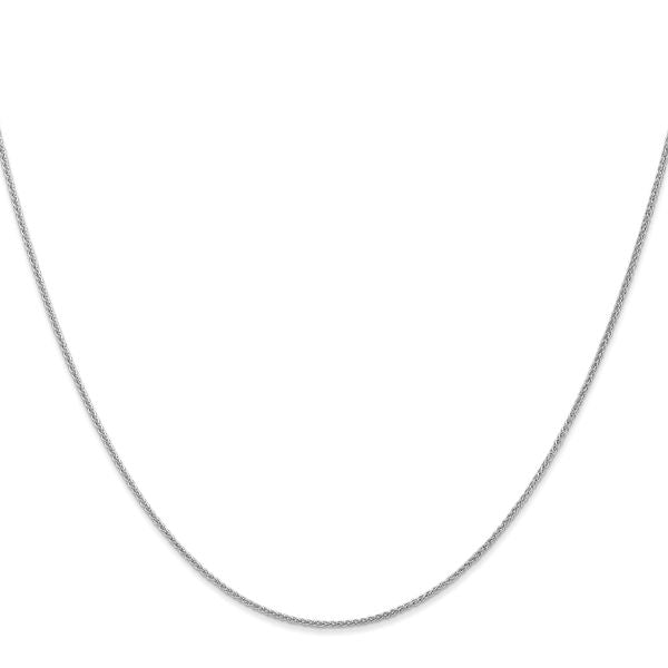 Leslie's 14K White Gold 1.0mm Spiga Chain - Image 2