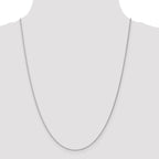 Leslie's 14K White Gold 1.0mm Spiga Chain - Image 4