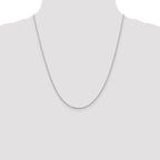 Leslie's 14K White Gold 1.5mm Diamond-Cut Rope Chain - Image 4