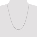 Leslie's 14K White Gold 1.5mm Diamond-Cut Rope Chain - Image 4