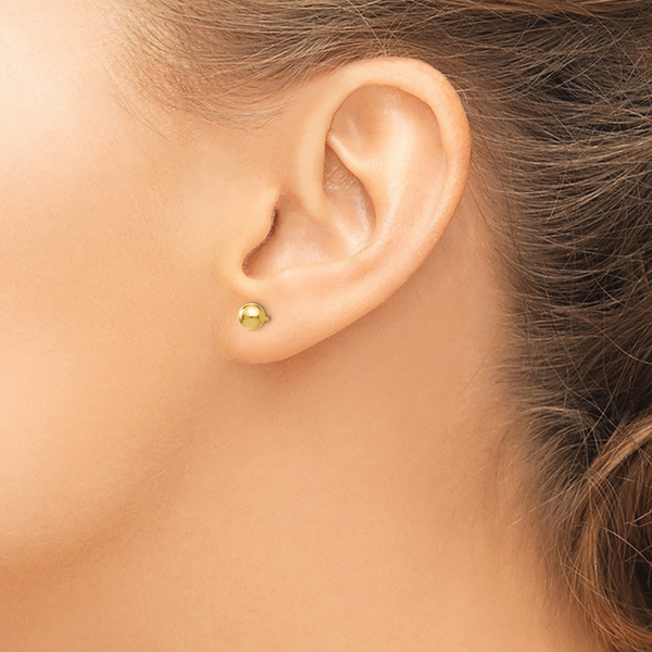 Leslie's 14K Polished 5mm Ball Post Earrings - Image 3