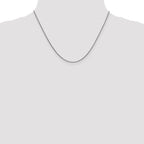 Leslie's 14K White Gold 1.6mm Round Cable Chain - Image 4