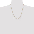 Leslie's 14K 1.6mm Round Cable Chain - Image 4