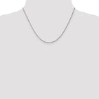 Leslie's 14K White Gold 1.3mm Singapore Chain - Image 4