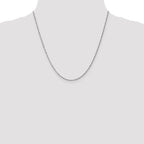 Leslie's 14K White Gold 1.3mm Singapore Chain - Image 4