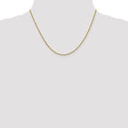 Leslie's 14K 1mm Sparkle Singapore Chain - Image 4