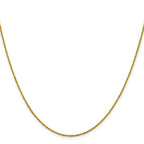 Leslie's 14K 1mm Sparkle Singapore Chain - Image 2