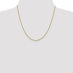 Leslie's 14K 1mm Sparkle Singapore Chain - Image 4