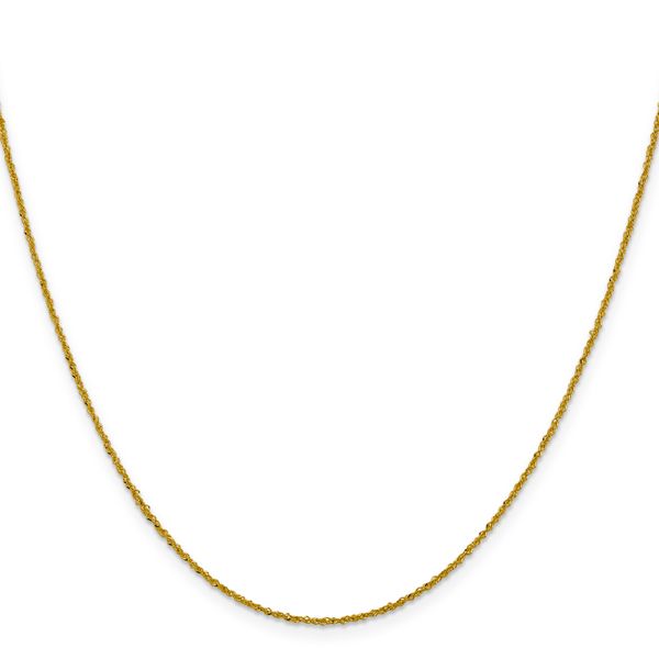 Leslie's 14K 1mm Sparkle Singapore Chain - Image 2