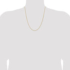 Leslie's 14K 1mm Sparkle Singapore Chain - Image 4