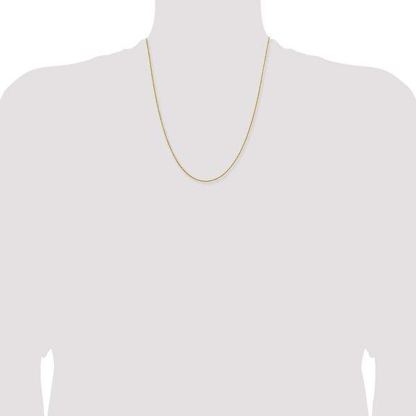 Leslie's 14K 1mm Sparkle Singapore Chain - Image 4