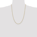 Leslie's 14K 1mm Sparkle Singapore Chain - Image 4
